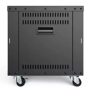 DIGITUS 8U AVS rack 420x507x460mm závitové otvory kolieska čierna