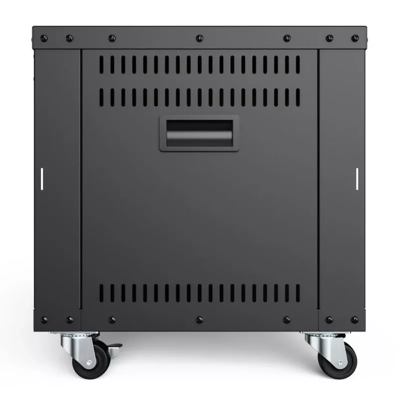 DIGITUS 8U AVS rack 420x507x460mm závitové otvory kolieska čierna