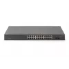 DIGITUS Nespravovaný PoE switch - 24-portový Gigabit + 2-portový Gigabit SFP