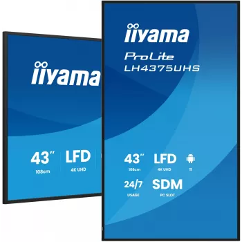 iiyama LH4375UHS-B2AG Signage Display digitálny signage plochý displej 108 cm (42,5