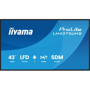 iiyama LH4375UHS-B2AG Signage Display digitálny signage plochý displej 108 cm (42,5