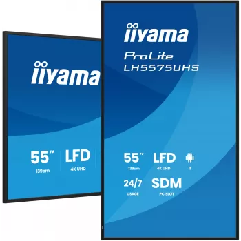 iiyama LH5575UHS-B2AG Signage Display digitálny signage plochý displej 138,7 cm (54,6