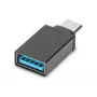 DIGITUS USB Type-C adaptér, Type-C na A SuperSpeed, čierny