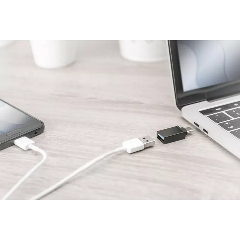 DIGITUS USB Type-C adaptér, Type-C na A SuperSpeed, čierny