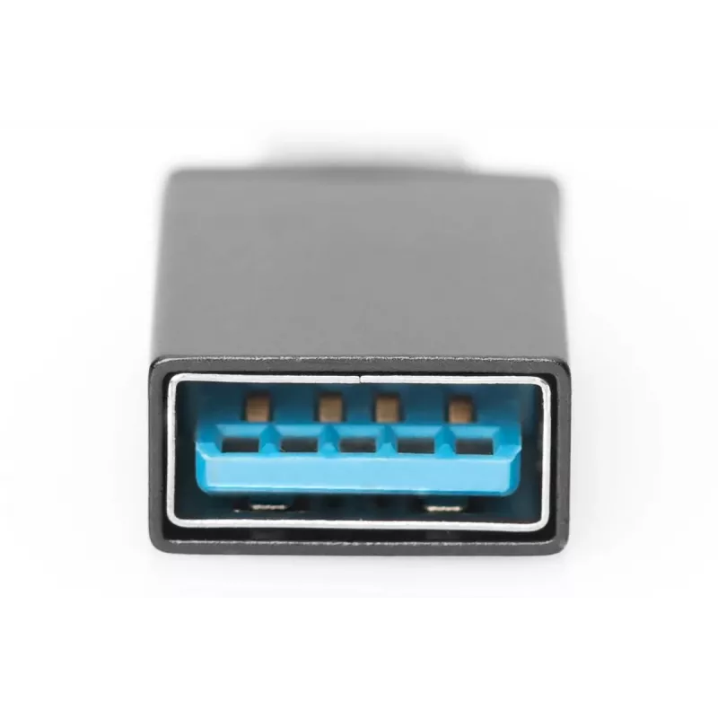 DIGITUS USB Type-C adaptér, Type-C na A SuperSpeed, čierny