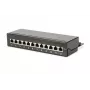 Patch panel Digitus Desktop CAT 6A Class EA tienený čierny