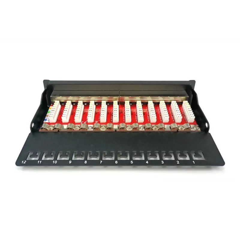 Patch panel Digitus Desktop CAT 6A Class EA tienený čierny