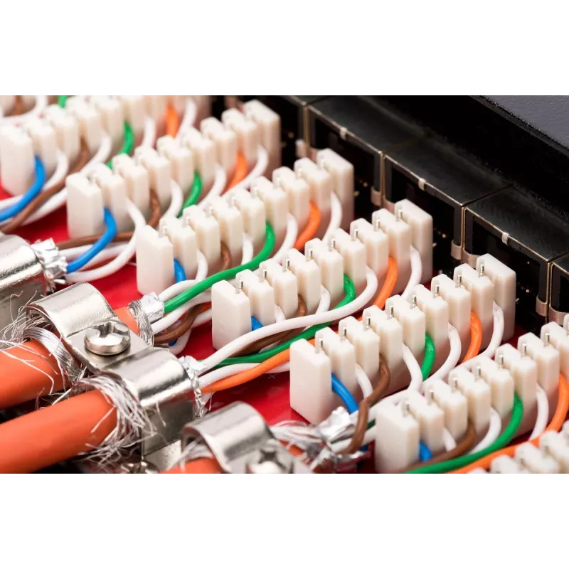 Patch panel Digitus Desktop CAT 6A Class EA tienený čierny