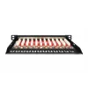 DIGITUS CAT6A patch panel, tienený, 12-portový, 1/2U, 10