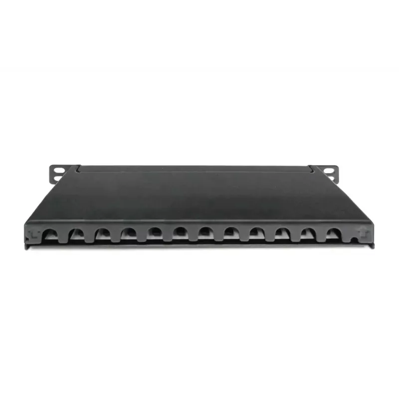 DIGITUS CAT6A patch panel, tienený, 12-portový, 1/2U, 10