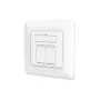 DIGITUS CAT6A Class EA sieťová zásuvka, tienená 2x RJ45, LSA, čisto biela, do omietky, 8 smerov