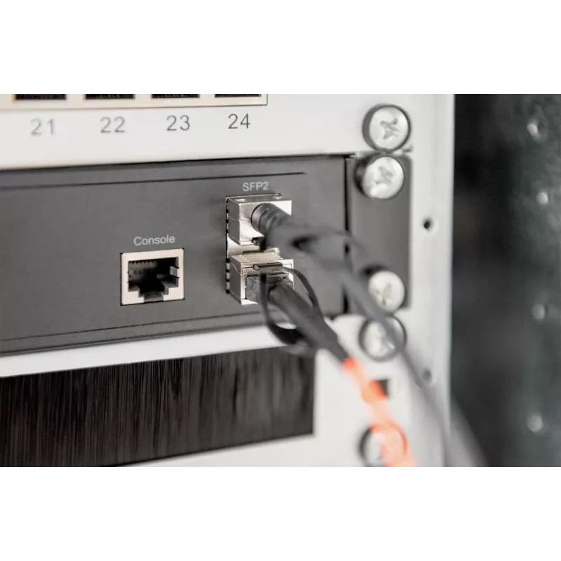 DIGITUS SFP+ 10G DAC kábel 1m, AWG 30 Cisco, Ubiquiti, Allied Telesis, Allnet, D-Link, Edimax, Intellinet, KTI Networks