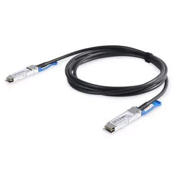DIGITUS 100G QSFP28 DirectAttach kábel, až do 28,3125 Gbit/s dátovej rýchlosti na kanál, 1 m