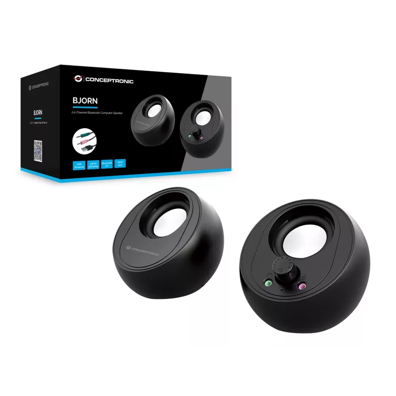 Conceptronic BJORN 2.0-kanálový počítačový reproduktor s Bluetooth, 10 W