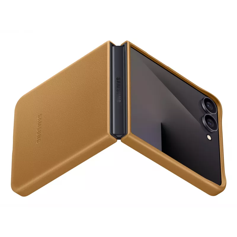 Ochranný kryt Flip-Cover Samsung Flip7 Kindsuit EF-VF766PAEGWW pre Galaxy Z Flip7 – camel