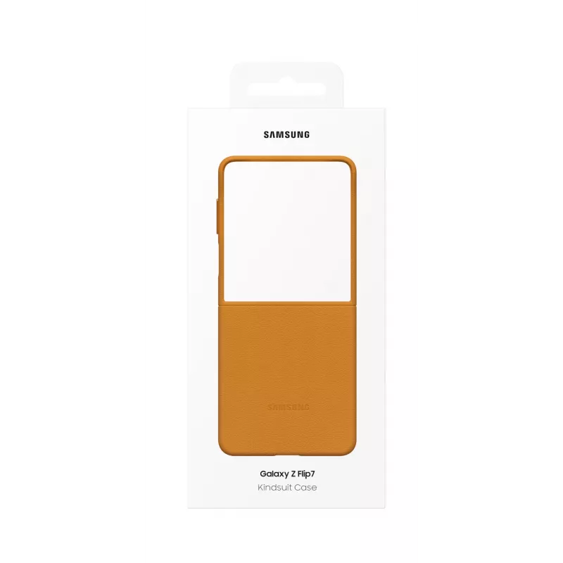 Ochranný kryt Flip-Cover Samsung Flip7 Kindsuit EF-VF766PAEGWW pre Galaxy Z Flip7 – camel