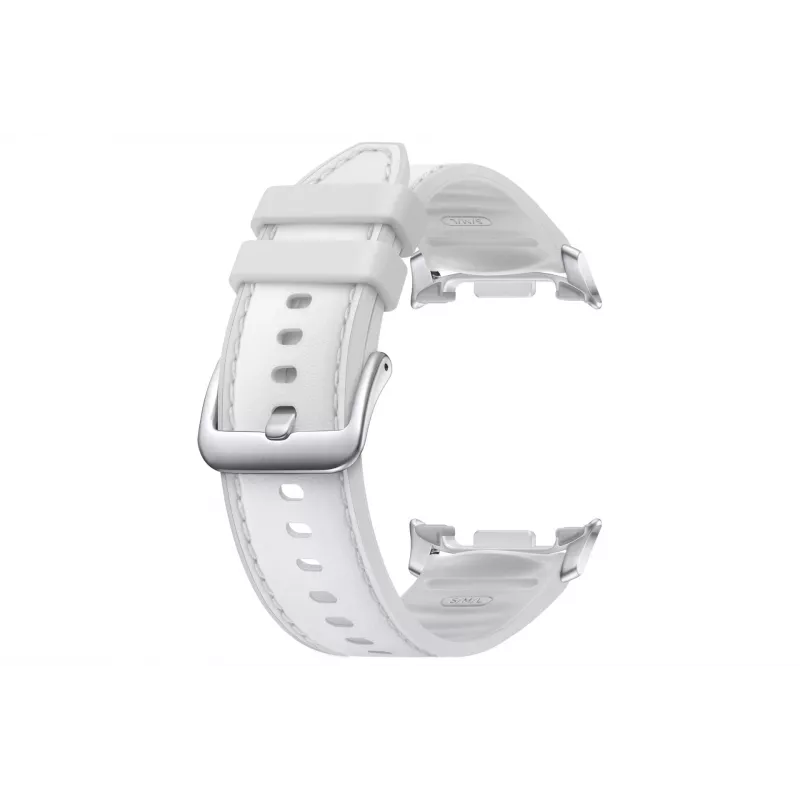 Hybridný remienok pre Samsung Galaxy Watch8 S/M/L Biely ET-SLL50LWEGEU