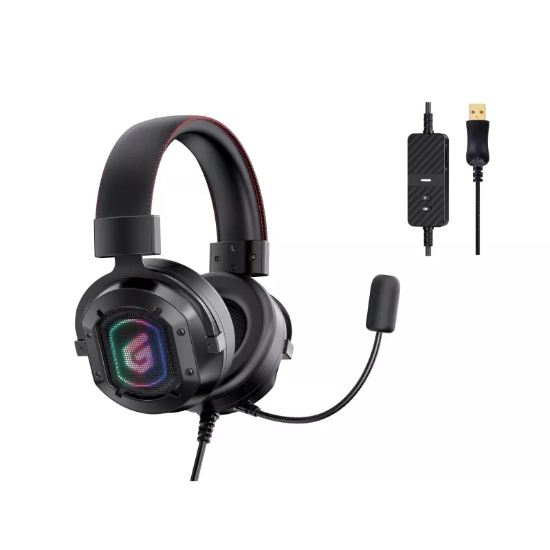 Conceptronic ATHAN 7.1-kanálový surround zvukový herný USB headset