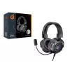 Conceptronic ATHAN stereo zvukový herný headset, Káblový, 20 - 20000 Hz, Herný, 477 g, Headset, Čierny