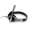Conceptronic Allround stereo headset, káblový, 20 - 22000 Hz, kancelária/call centrum, 111 g, headset, čierna, strieborná