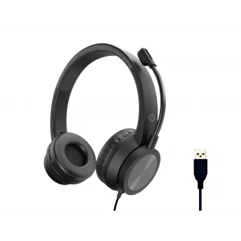 Conceptronic POLONA05B stereo USB headset s mikrofónom s potlačením hluku