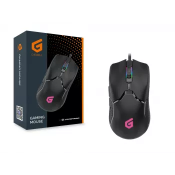 Conceptronic DJEBBEL 6D herná myš, 7200 DPI, pre pravákov, optická, USB Type-A, 7200 DPI, čierna