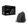 Conceptronic LORCAN ERGO 6-tlačidlové ergonomické Bluetooth myš, pre pravákov, vertikálny dizajn, optická, Bluetooth, 1600 DPI, čierna
