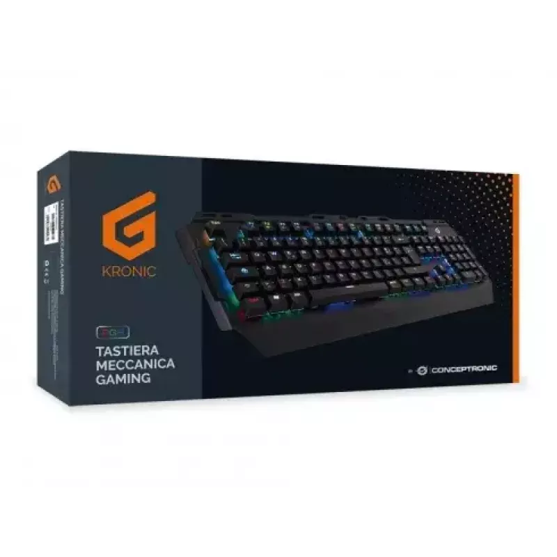 Conceptronic KRONIC mechanická herná klávesnica, RGB, talianske rozloženie