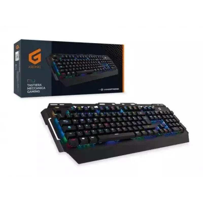Conceptronic KRONIC mechanická herná klávesnica, RGB, talianske rozloženie