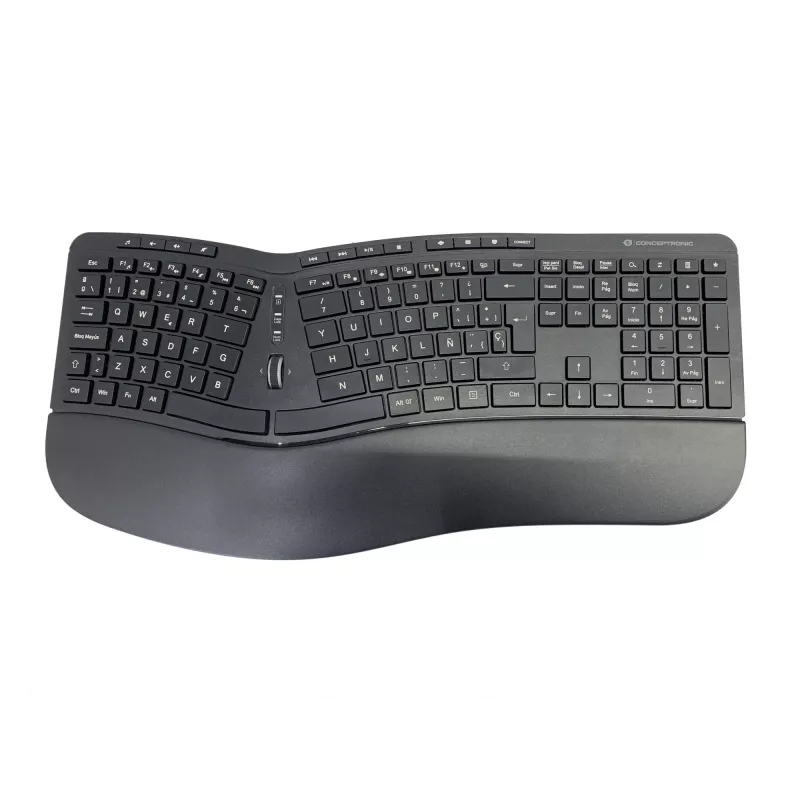 Conceptronic ORAZIO ERGO bezdrôtová ergonomická sada klávesnice a myši, španielske rozloženie