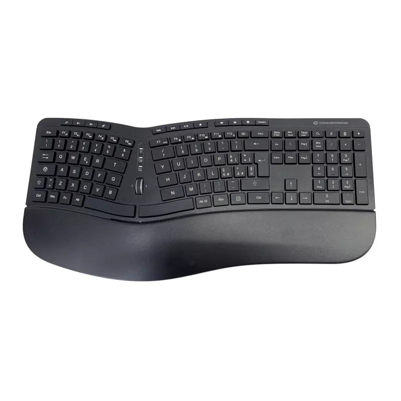 Conceptronic ORAZIO ERGO bezdrôtová ergonomická sada klávesnice a myši, talianske rozloženie