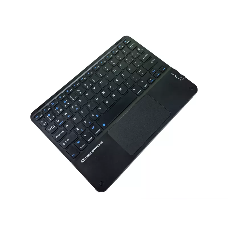 Conceptronic TOBIN01BES 10-palcová Bluetooth klávesnica s touchpadom, QWERTY španielska