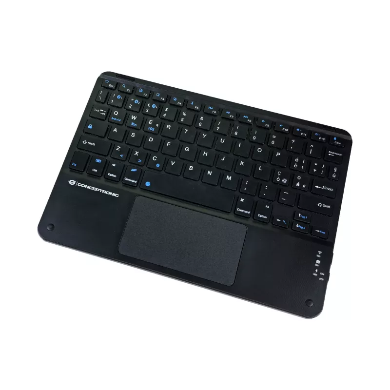 Conceptronic TOBIN01BIT 10-palcová Bluetooth klávesnica s touchpadom, QWERTY talianska