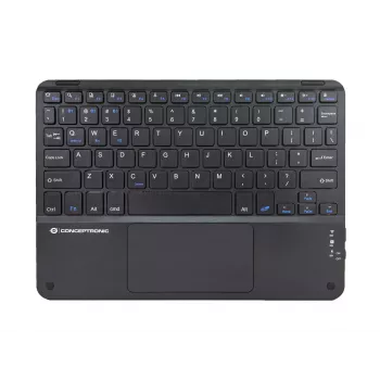Conceptronic TOBIN01BUS 10-palcová Bluetooth klávesnica s touchpadom, QWERTZ EN (US)