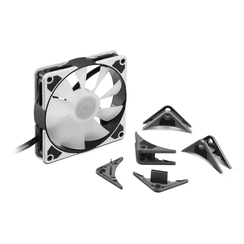 SHARKOON Silent Storm - počítačová skriňa 140-mm-PWM ventilátor, 14 cm, priehľadná