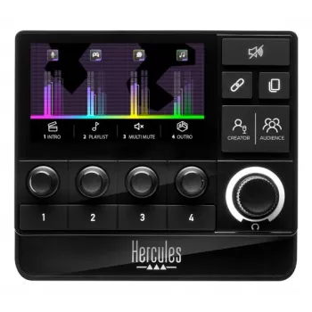 Hercules Stream 200 XLR čierna 9 tlačidiel