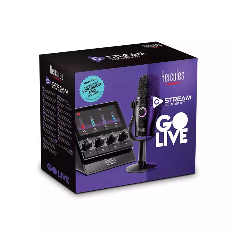 Hercules Stream Starter Kit multimediálna súprava