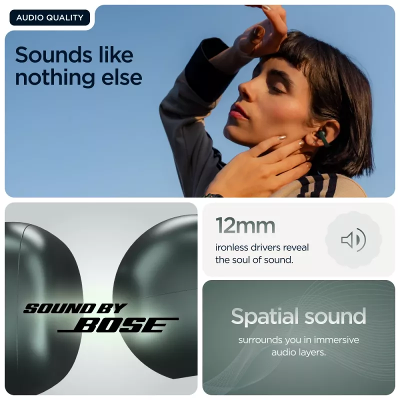 Motorola moto buds loop headset bezdrôtový ušný háčik hovory/hudba/šport/každodenné použitie Bluetooth zelená