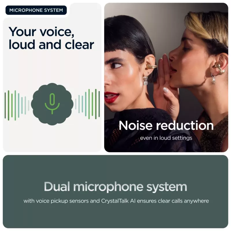 Motorola moto buds loop headset bezdrôtový ušný háčik hovory/hudba/šport/každodenné použitie Bluetooth zelená
