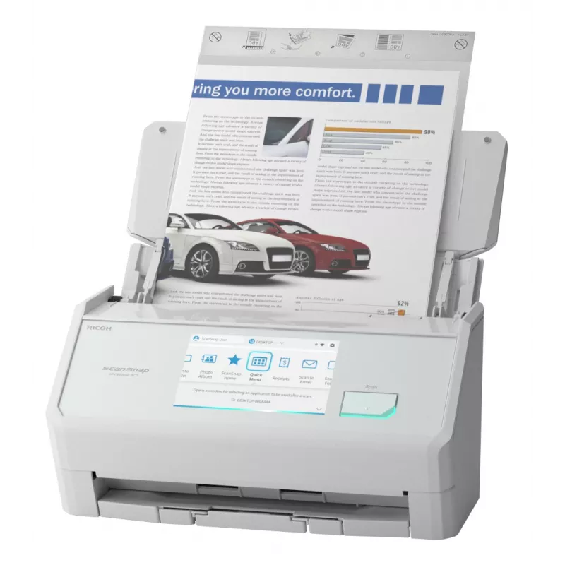 Ricoh ScanSnap IX2500 ADF skener 600 x 600 DPI A4 biely