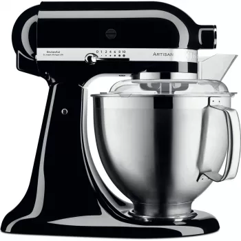KitchenAid kuchynský robot Artisan 5KSM185PS — 4,8 L nerezová misa, 300 W, 10 rýchlostí, čierny