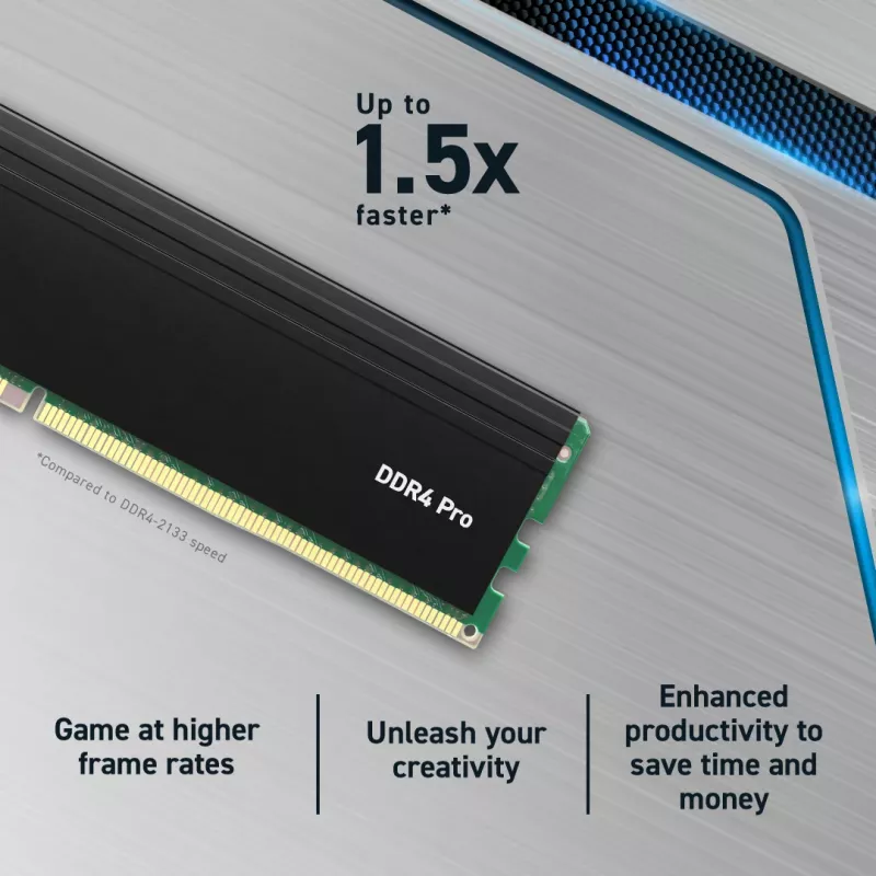 Crucial Pro 32GB DDR4-3200 CL22 UDIMM operačná pamäť pre stolné PC (CP32G4DFRA32A)