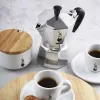 Moka kanvica BIALETTI Moka Express 0,2 l hliník čierna — 3 šálky (200 ml), nie pre indukciu
