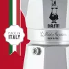 Moka kanvica BIALETTI Moka Express 0,2 l hliník čierna — 3 šálky (200 ml), nie pre indukciu