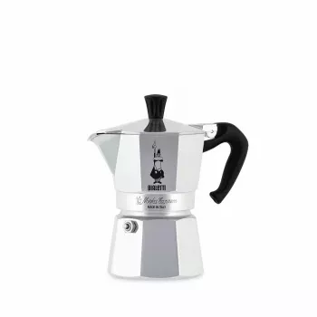 Moka kanvica BIALETTI Moka Express 0,2 l hliník čierna — 3 šálky (200 ml), nie pre indukciu