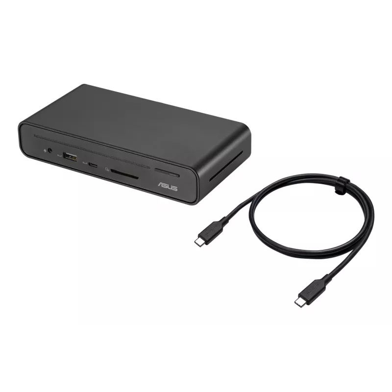 ASUS Triple Display USB-C Dock Duo DC301 káblový čierny