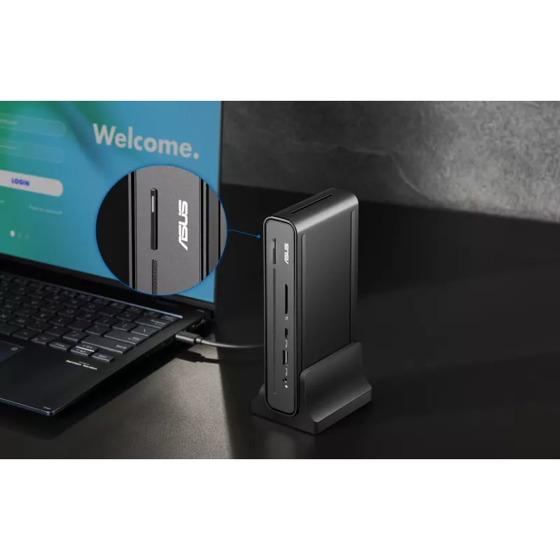 ASUS Triple Display USB-C Dock Duo DC301 káblový čierny