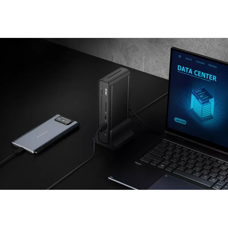 ASUS Triple Display USB-C Dock Duo DC301 káblový čierny