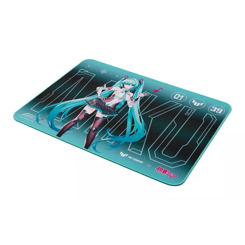 ASUS TUF Gaming P1 Hatsune Miku Edition podložka pod myš herná tyrkysová