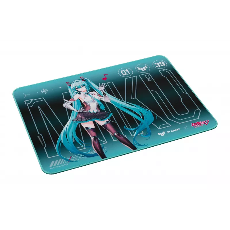 ASUS TUF Gaming P1 Hatsune Miku Edition podložka pod myš herná tyrkysová